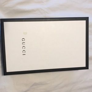 Gucci leather Princeton slippers with rose